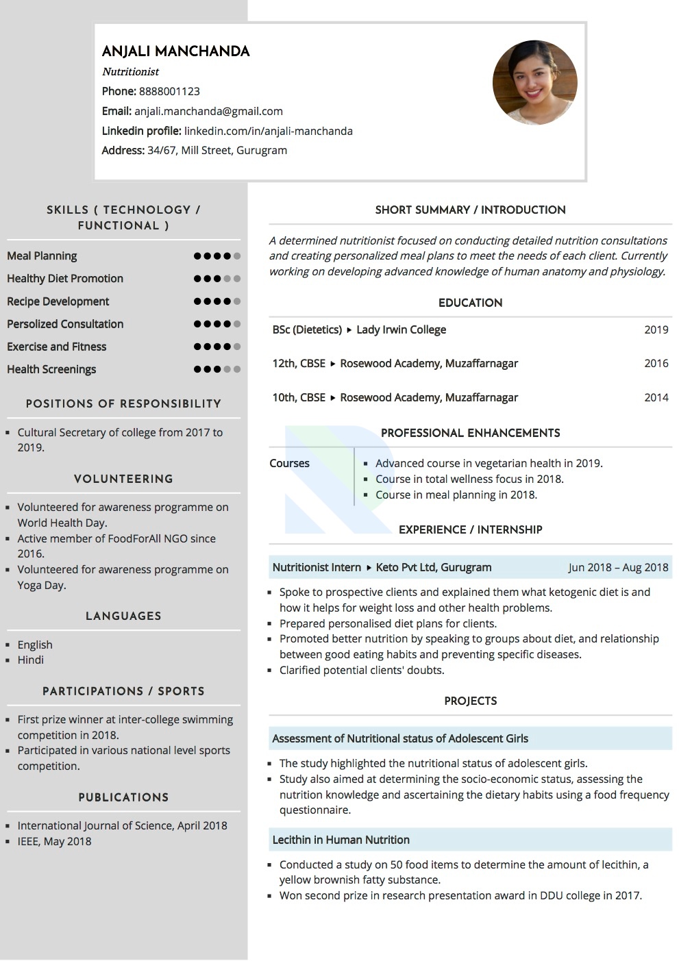 Sample Resumes and CVs by Industry | Resumod